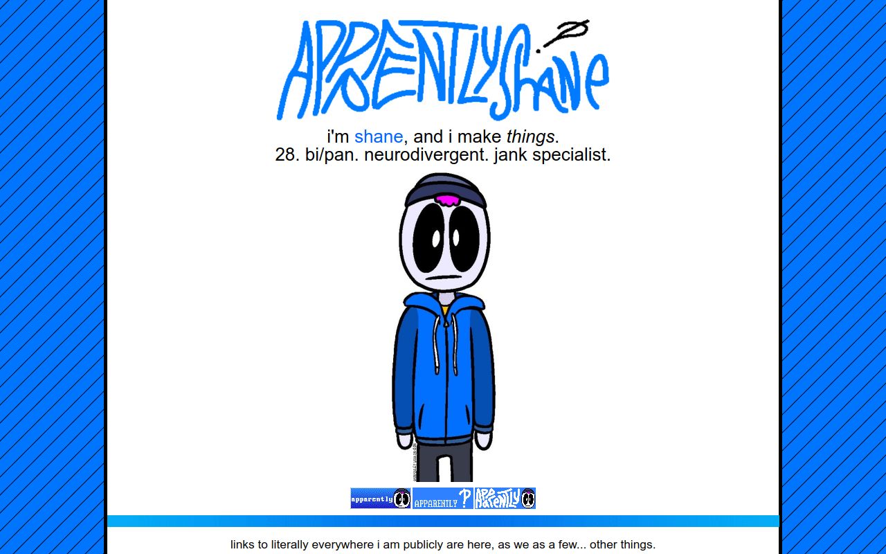 Carrd profile picture for @apparently