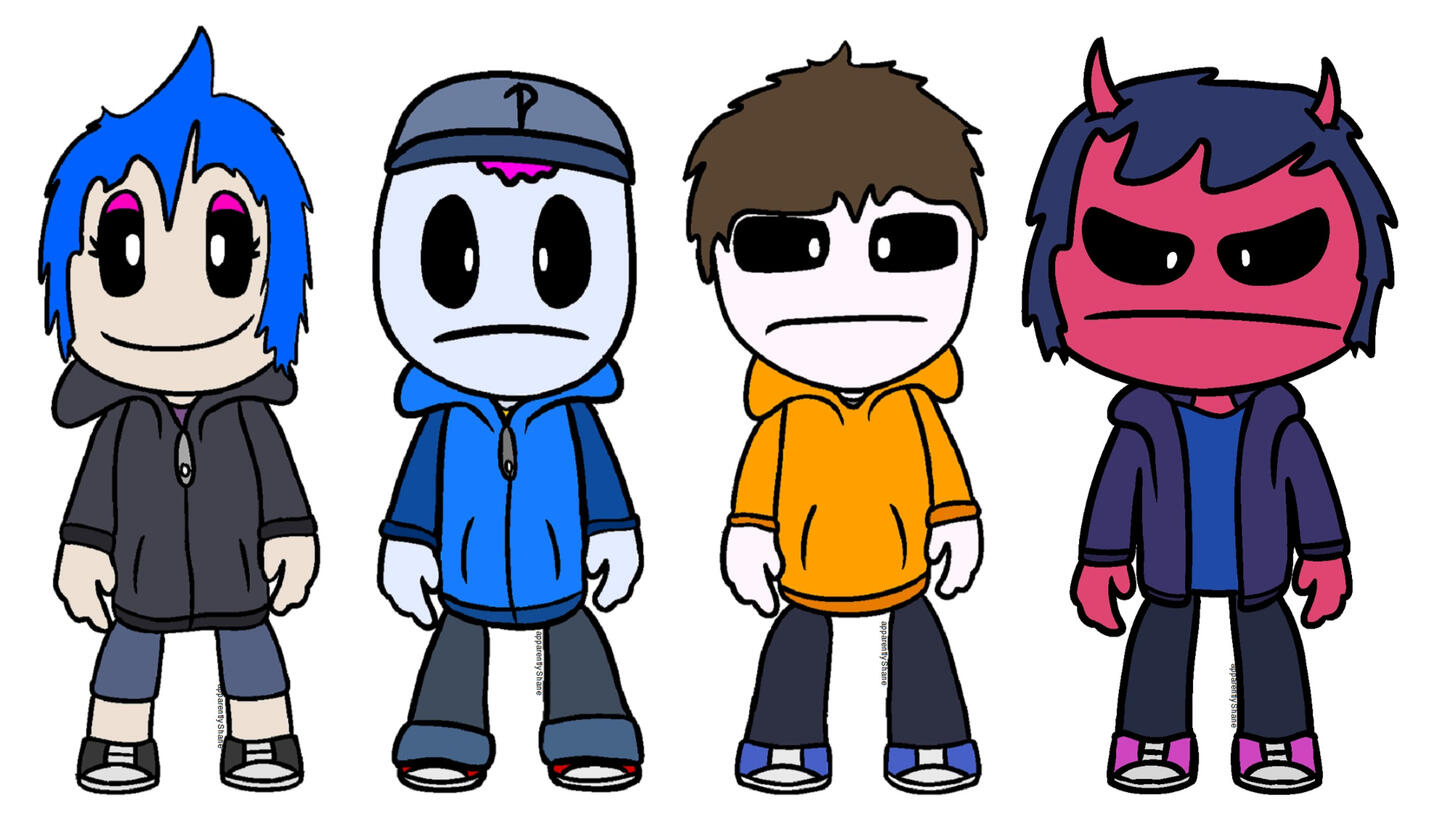 Sarah, Shaun, Dean, Sarai (As sackpeople)